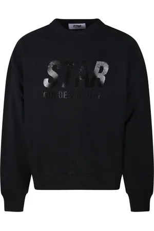 Golden Goose Heren, Sweatshirts & Hoodies, Zwart, Maat: L Katoen