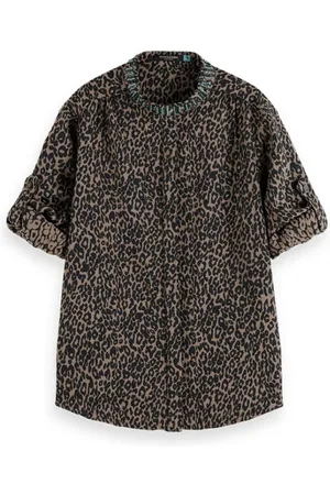 Scotch&Soda Dames, Blouses & Shirts, Zwart, Maat: S