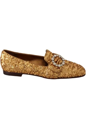 Dolce & Gabbana Dames, Schoenen, Geel, Maat: 37 EU Leer