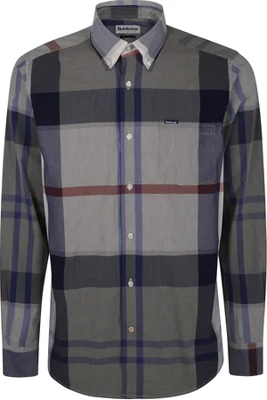 Barbour Heren, Overhemden, Grijs, Maat: M