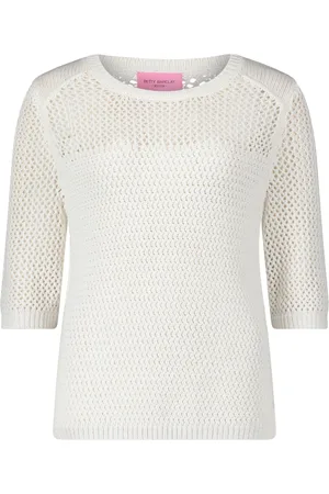 Betty Barclay Dames, Truien, Wit, Maat: 2XL