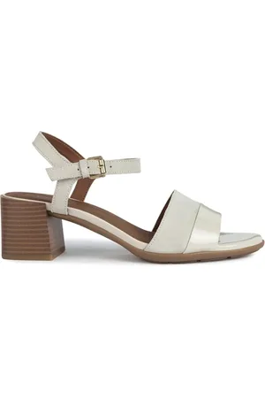 Geox Dames, Schoenen, Wit, Maat: 39 EU Leer