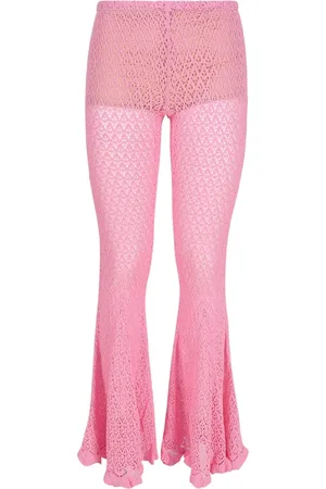 BLUMARINE Dames, Broeken, Roze, Maat: S Katoen