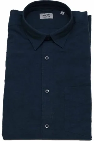 Aspesi Heren, Overhemden, Blauw, Maat: 2XL Katoen