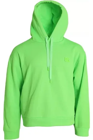 Dolce & Gabbana Heren, Sweatshirts & Hoodies, Groen, Maat: 3XL Poliester