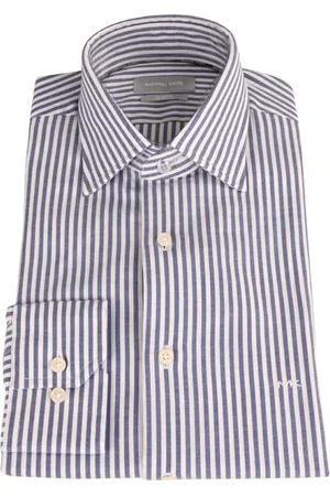 Michael Kors Heren, Overhemden, Blauw, Maat: XL Katoen