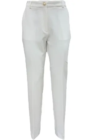 Guess Dames, Broeken, Wit, Maat: XL