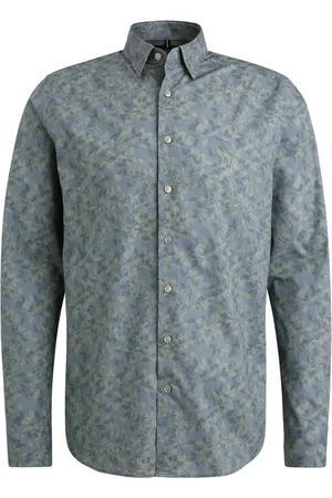 Vanguard Heren, Overhemden, Blauw, Maat: 2XL Katoen