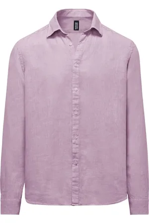 Bomboogie Heren, Overhemden, Roze, Maat: 3XL Linnen