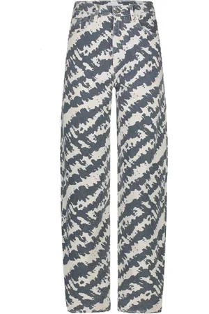 BY-BAR Dames, Jeans, Grijs, Maat: XL Katoen