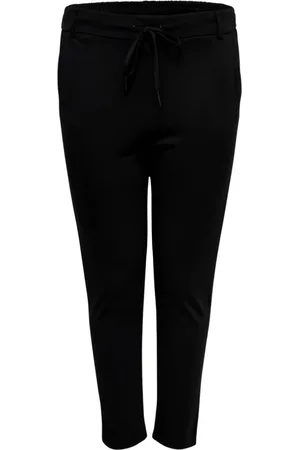 ONLY Dames, Broeken, Zwart, Maat: 4XL L32