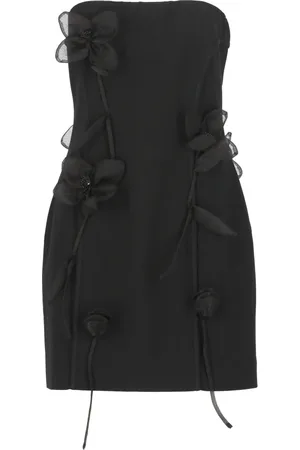 ROTATE Dames, Jurken, Zwart, Maat: M Viscose