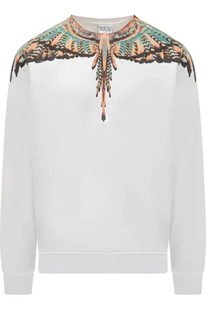 MARCELO BURLON Heren, Sweatshirts & Hoodies, Wit, Maat: XL Katoen