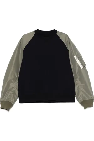 SACAI Heren, Sweatshirts & Hoodies, Blauw, Maat: M