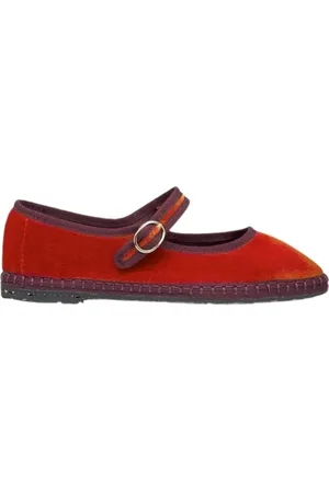 Flabelus Dames, Schoenen, Rood, Maat: 39 EU Katoen