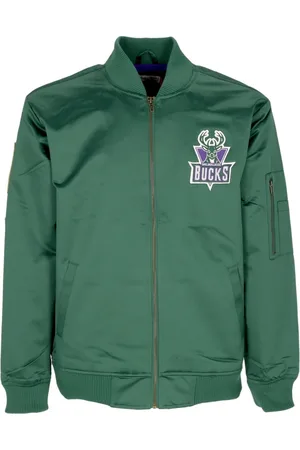 Mitchell & Ness Heren, Jassen, Groen, Maat: L Satijn