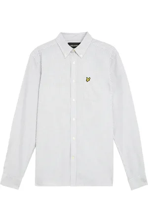 Lyle & Scott Heren, Overhemden, Grijs, Maat: XS