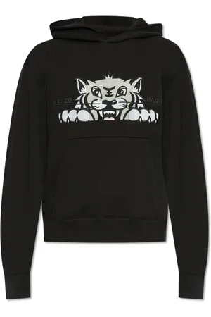 Kenzo Heren, Sweatshirts & Hoodies, Zwart, Maat: S Katoen