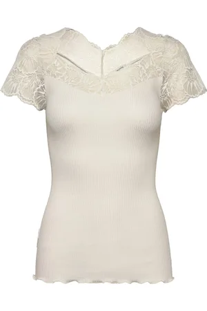 Rosemunde Dames, Blouses & Shirts, Wit, Maat: XL Katoen