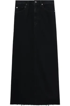 AGOLDE Dames, Rokken, Zwart, Maat: W25 Denim