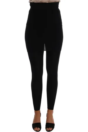 Dolce & Gabbana Dames, Broeken, Zwart, Maat: 3XS Zijde