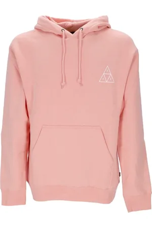 Huf Heren, Sweatshirts & Hoodies, Roze, Maat: M Katoen