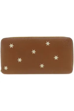 Loewe Dames, Pre-owned, Bruin, Maat: ONE Size Leer