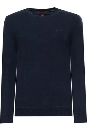 Superdry Heren, Truien, Blauw, Maat: 2XL Katoen