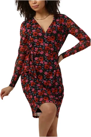 Modstrom Dames, Jurken, Veelkleurig, Maat: XS Poliester