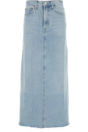AGOLDE Dames, Rokken, Blauw, Maat: W26 Denim