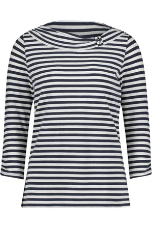 Betty Barclay Dames, Tops, Blauw, Maat: 4XL Leer