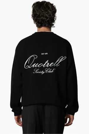 Quotrell Heren, Truien, Zwart, Maat: S Viscose