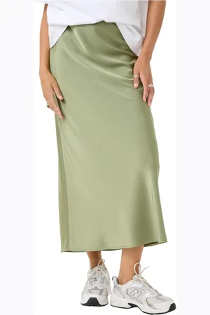 Kaffe Dames, Rokken, Groen, Maat: M Poliester