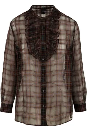 Aspesi Dames, Blouses & Shirts, Bruin, Maat: XS