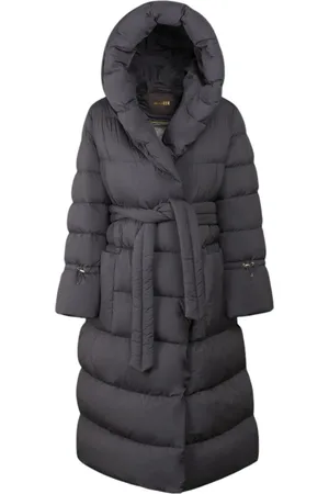 MOORER Dames, Mantels, Zwart, Maat: S Nylon