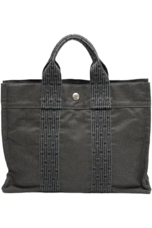 Hermès Dames, Pre-owned, Grijs, Maat: ONE Size Katoen