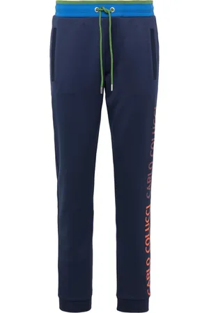 Carlo Colucci Heren, Broeken, Blauw, Maat: XS