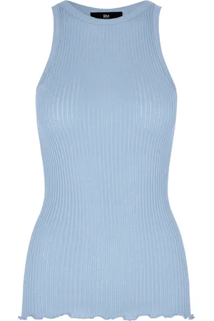 Rosemunde Dames, Tops, Blauw, Maat: M Katoen
