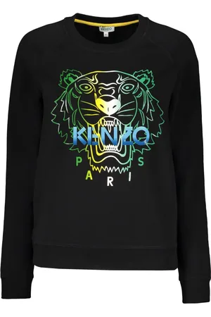 Kenzo Dames, Sweatshirts & Hoodies, Zwart, Maat: XS Katoen