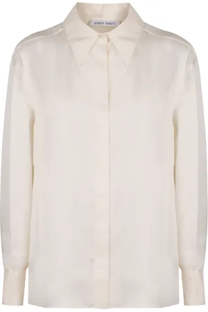 Alberta Ferretti Dames, Blouses & Shirts, , Maat: L Zijde