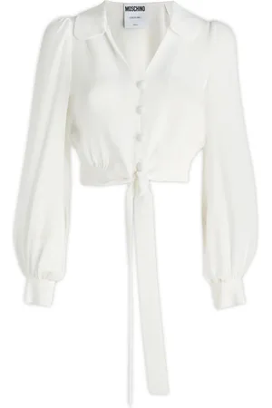 Moschino Dames, Blouses & Shirts, Wit, Maat: XS