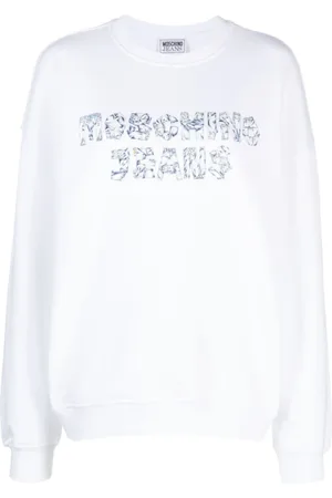 Moschino Dames, Sweatshirts & Hoodies, Wit, Maat: M