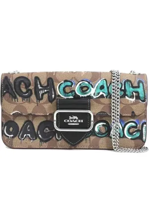 Coach Dames, Pre-owned, Veelkleurig, Maat: ONE Size Leer