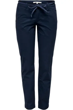 ONLY Dames, Broeken, Blauw, Maat: M L30