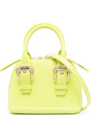 VERSACE Dames, Tassen, Groen, Maat: ONE Size Katoen