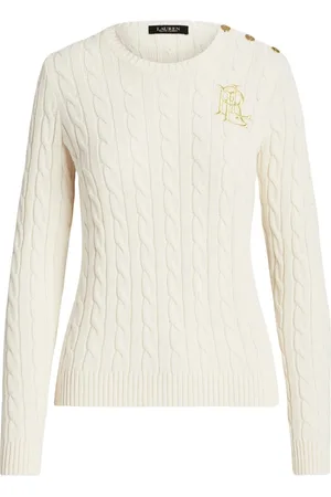 Ralph Lauren Dames, Truien, Wit, Maat: S Katoen