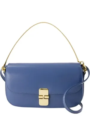A.P.C. Dames, Tassen, Blauw, Maat: ONE Size Leer
