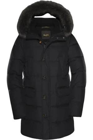 MOORER Heren, Jassen, Zwart, Maat: 5XL Wol