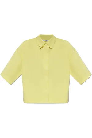 Samsøe Samsøe Dames, Blouses & Shirts, Groen, Maat: L Katoen