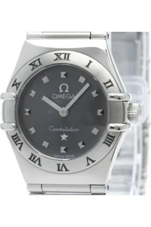 Omega Heren, Pre-owned, Zwart, Maat: ONE Size